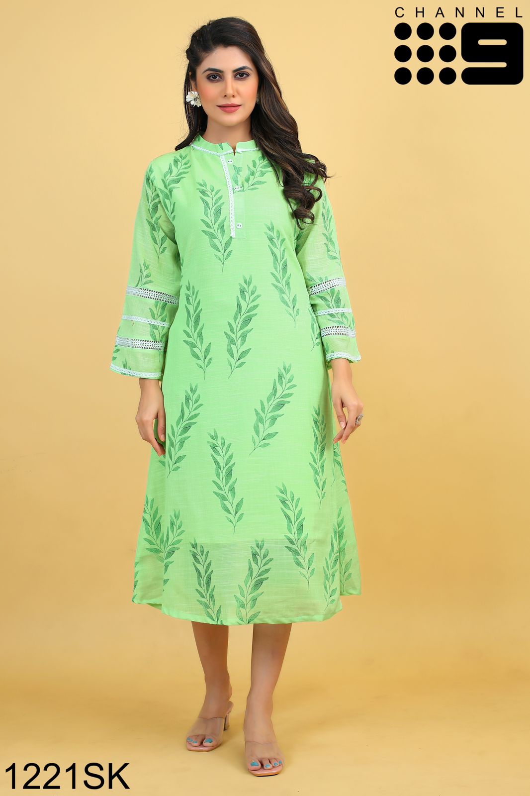 Series 1220SK To 1223SK By Channel 9 Printed Long Kurtis Catalog